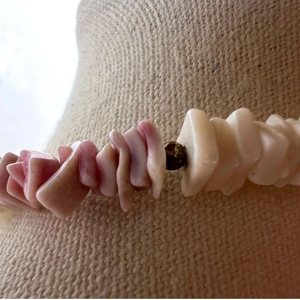 Purple‎ Shell Choker Necklace 16